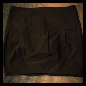 Kenneth Cole - NEW - Black Nylon Mini Skirt